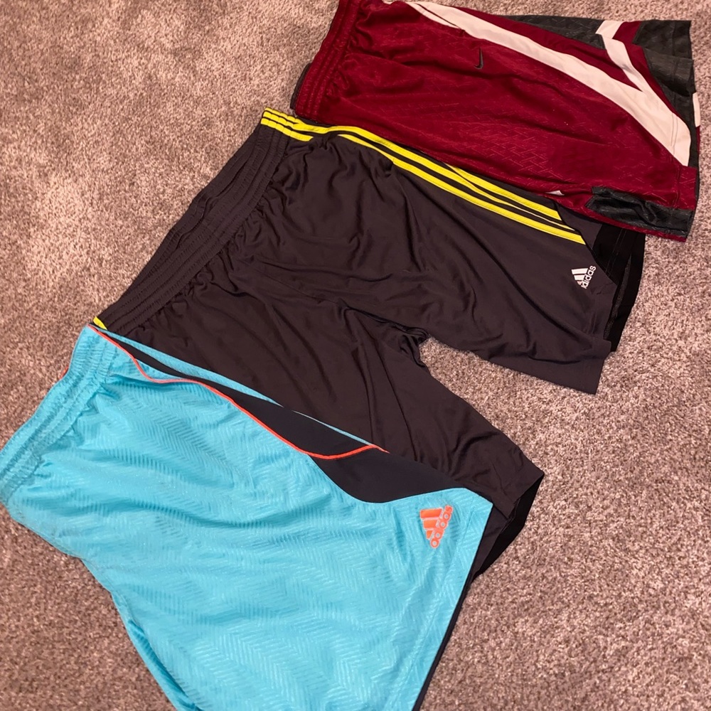 Three pairs of Athletic Shorts!